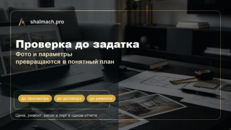 Шалаш помогает увидеть реальную экономику квартиры до покупки